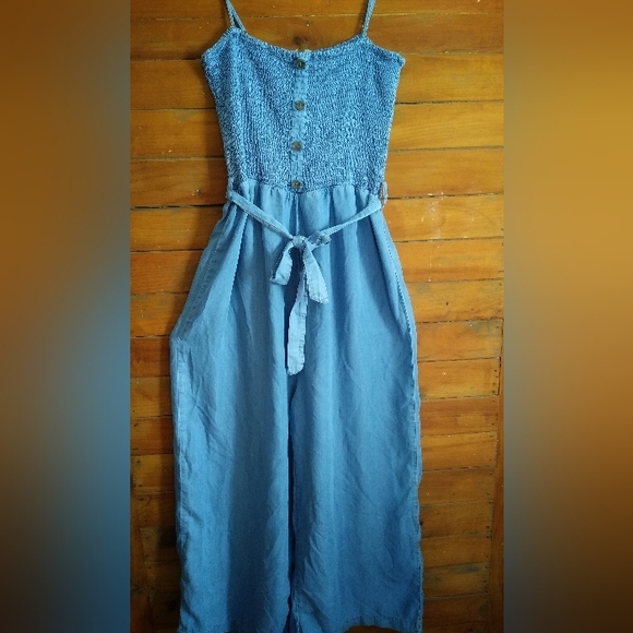 Wide leg, one piece, jumpsuit - Picture 1 of 5